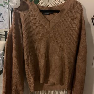 Brown sweater